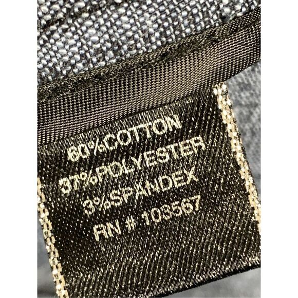 Analogy Women's Floral Velvet Button Front Blazer Jacket Gray Black Small NWOT - Picture 7 of 9